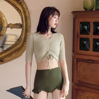 

Swim Suit Women Swimwear Two Pieces Swimsuit For Girls Bathing Ins Female Hot Bikini Sexy Push Up Print Polyester Sierra Surfer