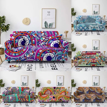 

1/2/3/4 seat romantic stretch slipcovers non-slip sofa cover living protective cover anti pet cover protective cover