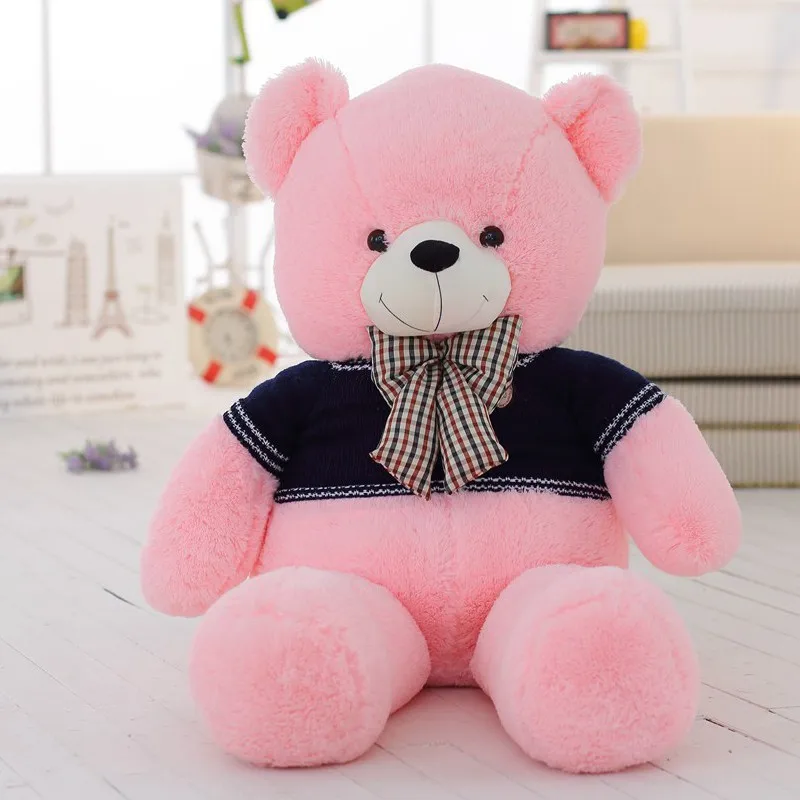 

Hot Selling New Style Sweater Bowtie Teddy Bear Plush Toy Doll-Processing Customizable Logo Recruit Agents