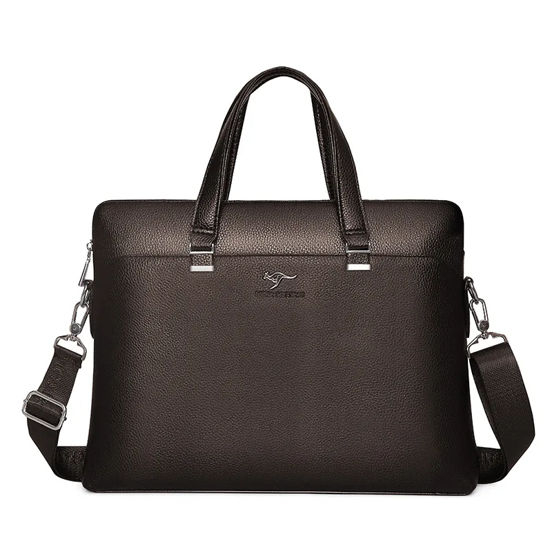 

2018 New Style Men's Bag Hand Business Computer Bag Large Capacity Briefcase Single-shoulder Crossbody Bag a Generation of Fat