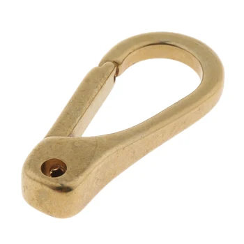 

DIY Copper Keyring Holder Keychain Solid Brass Buckle For Key Ring Accessory