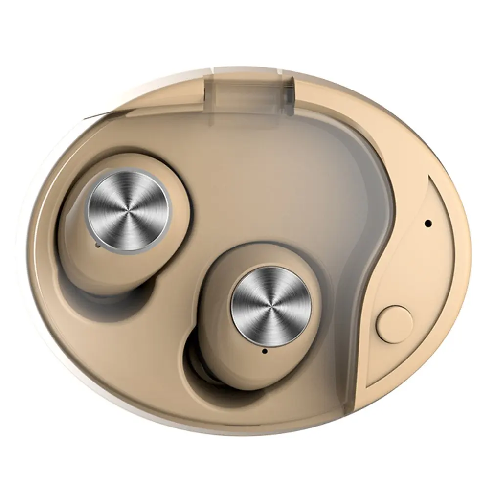 Gold X28 Bluetooth 5,0 наушники стерео 3D музыка беспроводной с микрофоном IPX5 Водонепроницаемый шумоподавление CVC8.0 BK чип - Цвет: Gold