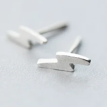 Модные крошечные серьги-гвоздики из чистого серебра 925 пробы для женщин, подарок для девочек, детские ювелирные изделия для леди, милый простой темперамент