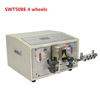 

SWT-508E Automatic copper cable peeling wire stripping machine 0.1 to 8mm skinning cutting wire strip machine free tax to Russia