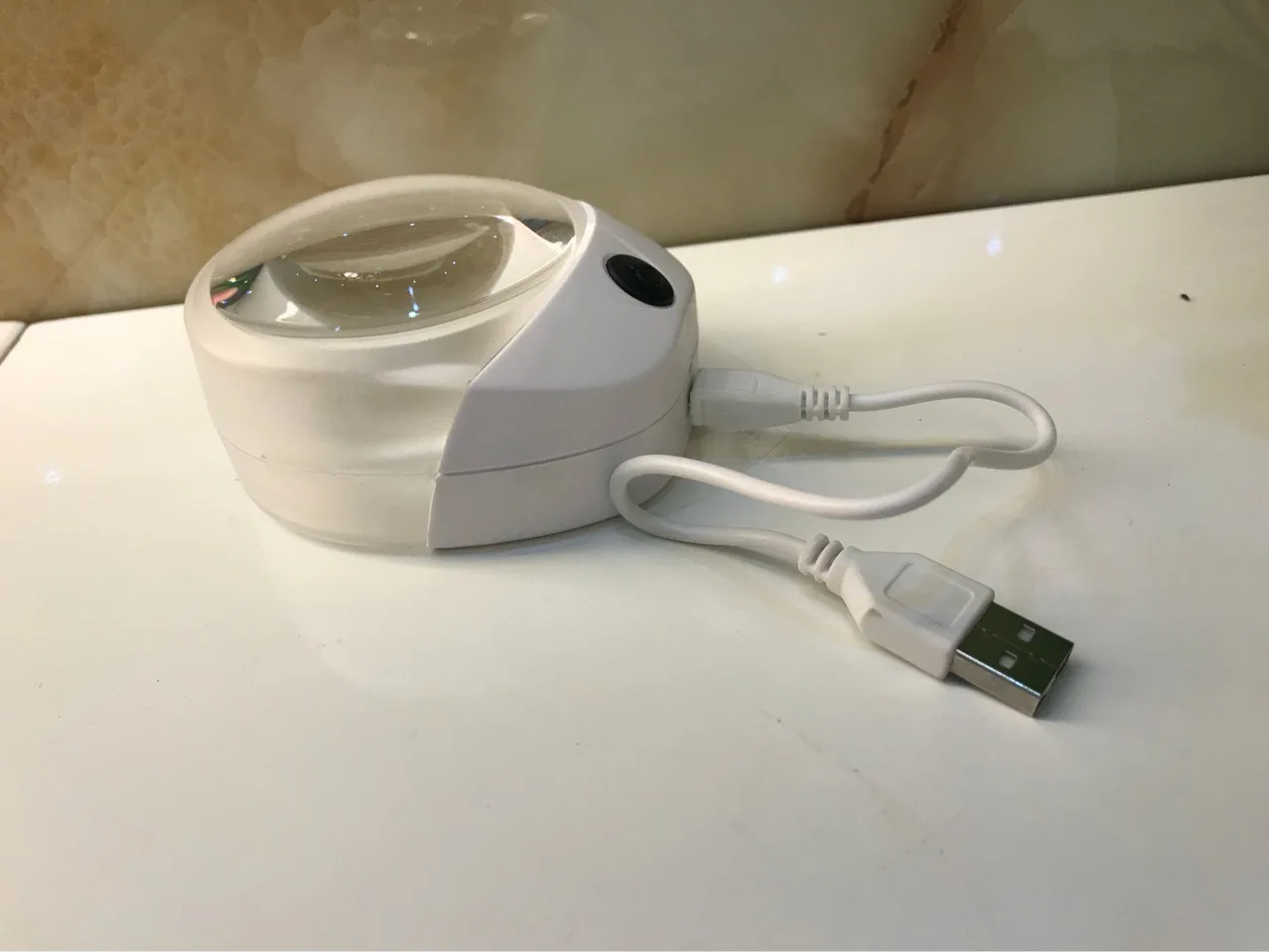 USB зарядка купол увеличительное стекло с подсветкой со светодиодными лампами для пожилых людей газета чтение помощи рук Ювелирная Лупа