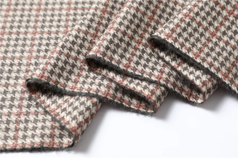 Brand Designer Cashmere Scarf Women Winter Neck Warm Scarves Two-sided Tassels Blanket Solid Plaid Pashmina Thick Shawls Wraps