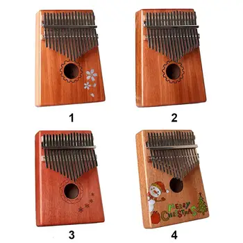 

Little Thumb Piano Acoustic Guitar Rust Proof Guitar Guitarra Kalimba 17 Key Bass Guitar Wood African Tunes Guitar Accessories