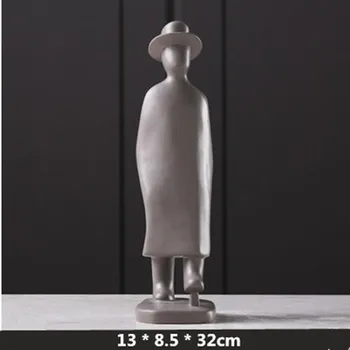 

Creative Abstract Resin Character Decoration Modern Living Room Desktop Character Sculpture Home Decoration Decoration A1112