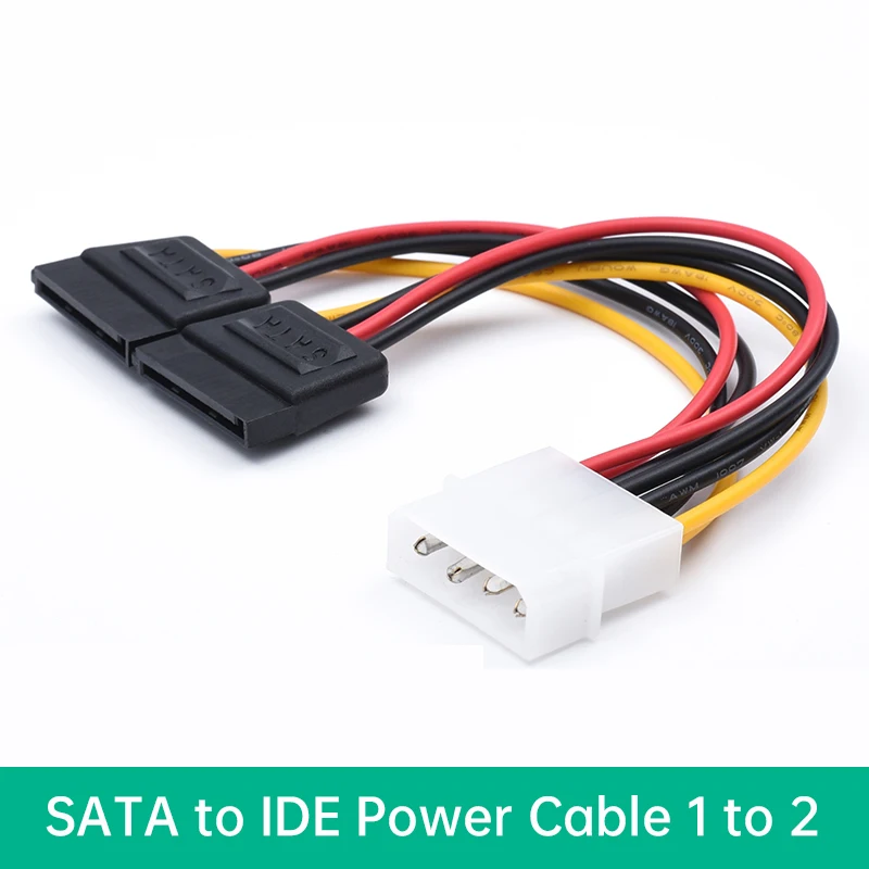 SATA 4-контактный к IDE кабель питания для майнинга биткоинов разветвитель двойной
