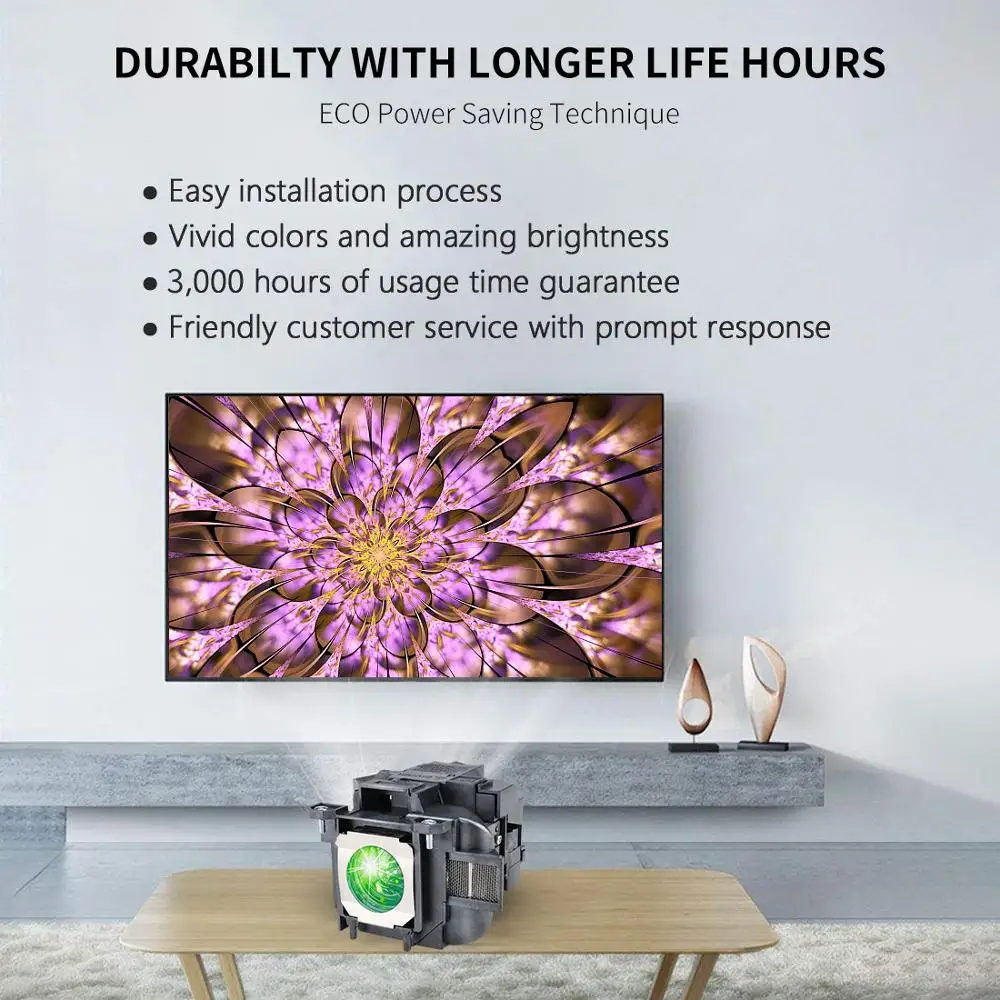 Конкурентная прожекторная лампа ELPLP78 для EB-945/955 w/965/EB-X24 EB-X25 EH-TW490 EH-TW5200 EH-TW570 EX3220 EX5220 EX5230 GRAND