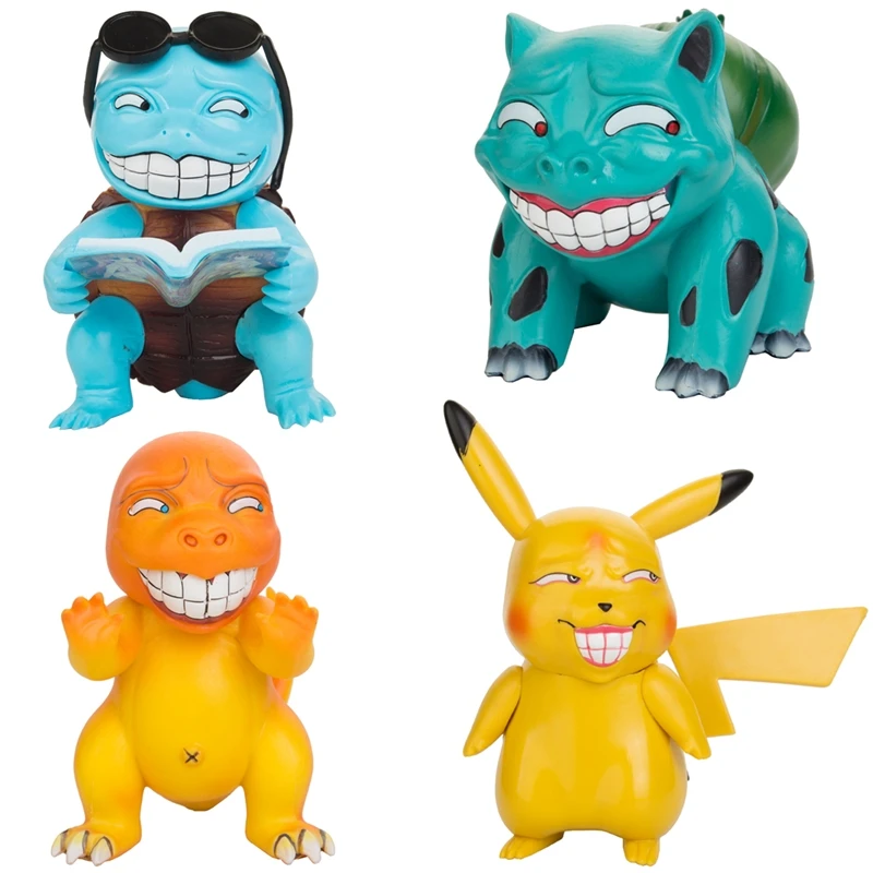 15 см Pokemon Забавные игрушки Аниме Пикачу Бульбазавр чармандер Сквиртл ПВХ фигурки