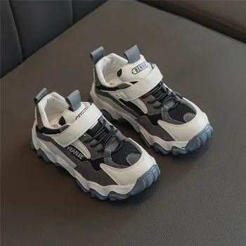 

Spring/Autumn Kids Sneakers Breathable Mesh Boys Girls Sport Children Girls Sport Shoes Casual Non-slip SZ197