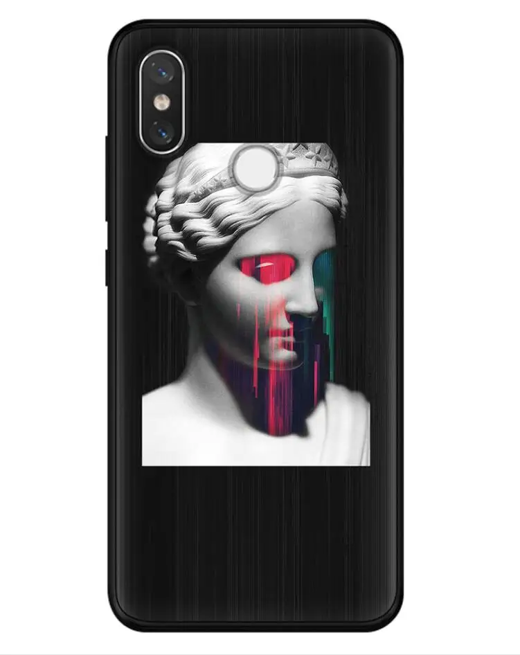 A2 Силиконовый чехол для Xiaomi Redmi Note 7 S2 5 Plus 6x3 3S Pro 4A 4X 5A 6A чехол для mi 9 Honor 8 Lite A3 CC9 CC9e Скульптура арт Мона Лиза - Цвет: A2