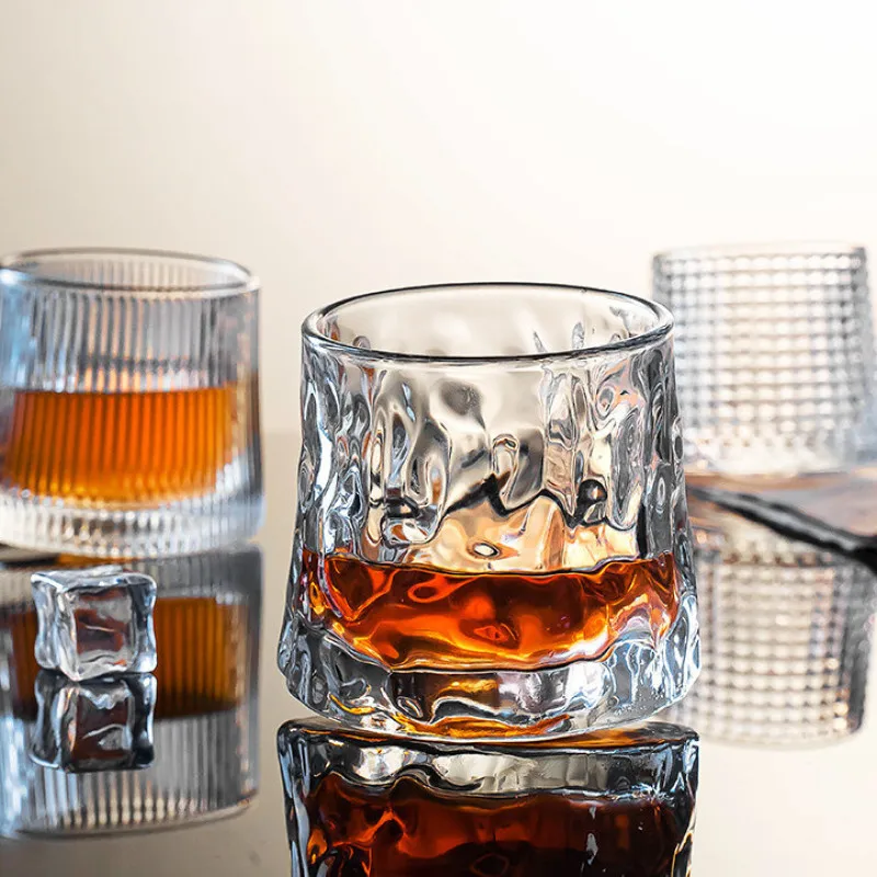 Six Late Victorian Hand Crafted Cut Glass Whisky Tumblers In Antique - View #5