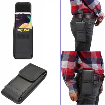 

Universal 4.7-5.3" Cellphone Nylon Carrying Case 5.5-6.3" Flip Cover Pouch Bag Belt-Clip Holster 6.4"