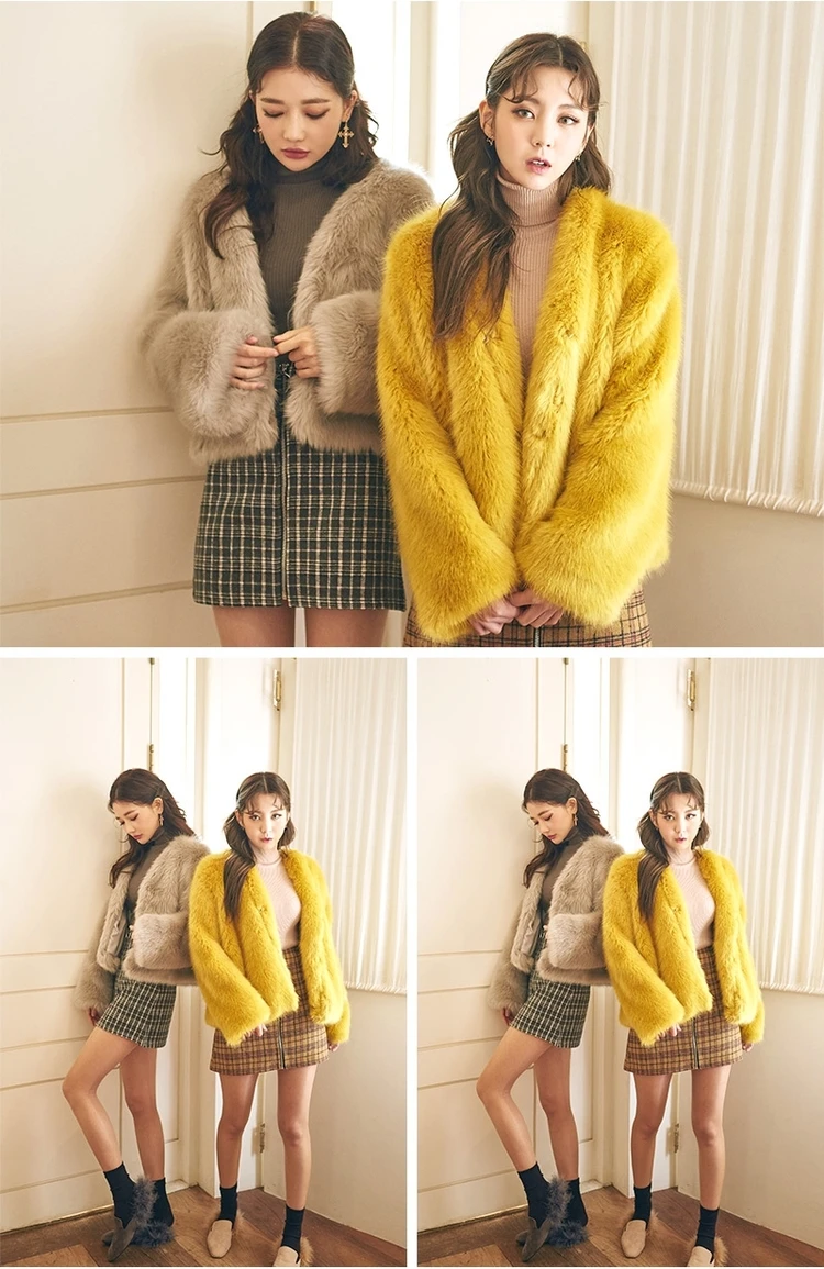 Меховая зимняя женская куртка из искусственного меха, пальто из искусственного меха, меховое пальто для женщин размера плюс, меховая верхняя одежда из искусственного меха Z235