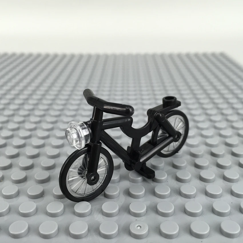 Single Legoingly Figure Accessories Building Block MOC Bicycle Bike Kit Brick Child DIY Toy Gift (10)