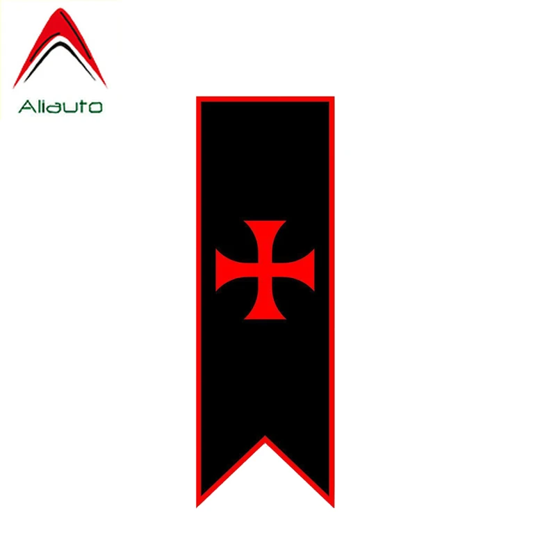 Aliauto Cool Car Sticker Cross Templar Knights C Auto Accessories Vinyl Decal Cover Scratches for Smart Audi C5 Opel 14cm*5cm | Автомобили