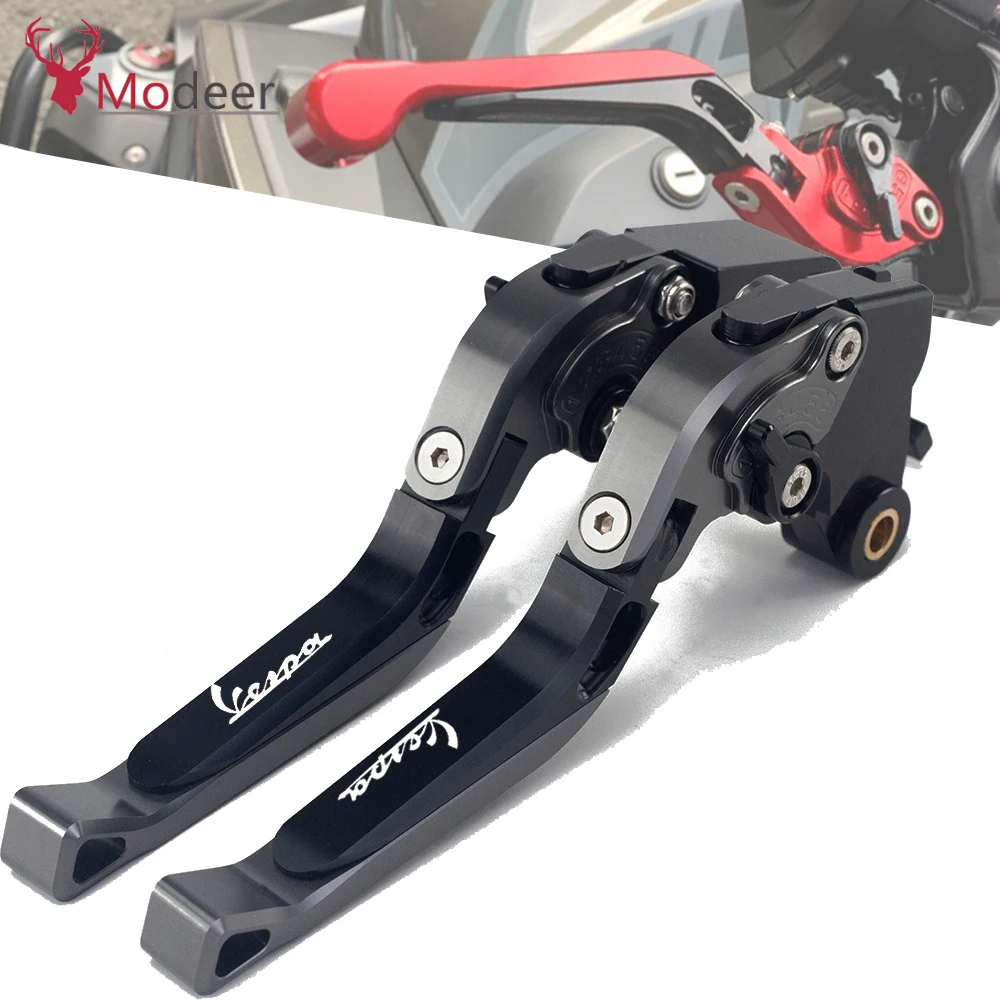 Рычаг тормоза сцепления мотоцикла CNC алюминиевая ручка для Vespa GTS 125 250 300 Super