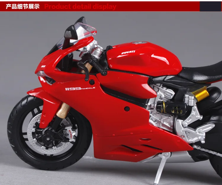 Maisto 1:12 Ducati 1199 Panigale мотоцикл металлическая модель игрушки для детей подарок на день рождения Коллекция игрушек