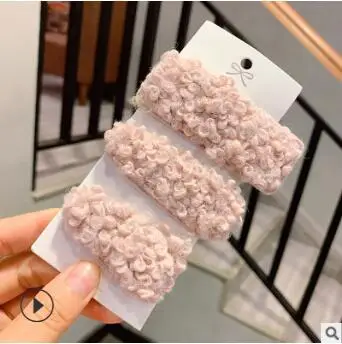 2 36 компл./лот 3 шт./компл. DIY Простые мульти плюшевые капли воды заколки BB заколки для волос Инструменты для укладки волос аксессуары HA1001 - Цвет: 2