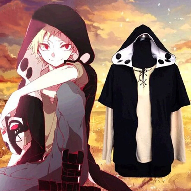 COS Kagerou Проект MekakuCity актеры Кано толстовка + футболка для косплея модный Heat Haze Project