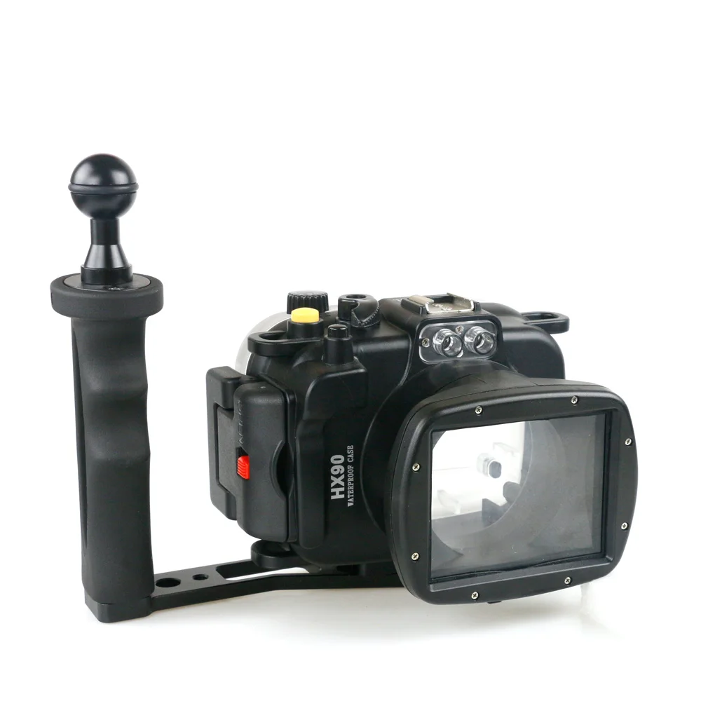 130 футов/40 м Водонепроницаемая коробка для SONY Cyber-shot DSC-HX90V HX90 Подводный корпус камеры Дайвинг чехол для камеры - Цвет: Case and Tray 2