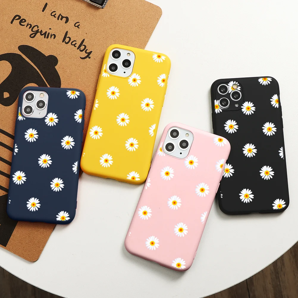 Fashion Art Floral Daisy Flower Phone Case For iPhone XR X 11 Pro XS Max 5 5S SE 2 6 6S S 8 7 Plus Case Soft Silicone Back Cover Fashion Art Floral Daisy Flower Phone Case For iPhone XR X 11 Pro XS Max 5 5S SE 2 6 6S S 8 7 Plus Case Soft Silicone Back Cover