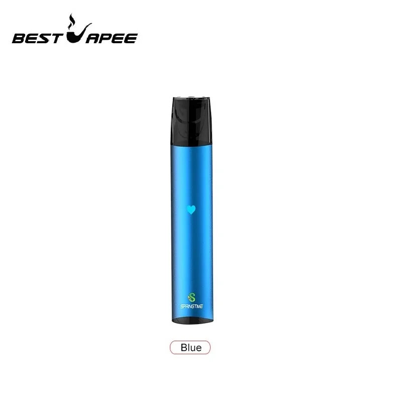 Подлинный весенний комплект испарителя SP2 Pod, аккумулятор 350 мАч с 2 мл картриджем для электронных сигарет, универсальный совместимый с Relx Pods - Цвет: blue