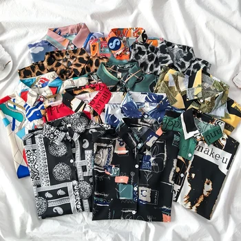 

Women MenTops And Blouses Office Ladies Chiffon vintage Shirt Yellow Red Short Sleeve Female Blouse 2020 Summer Plus Size Shirts