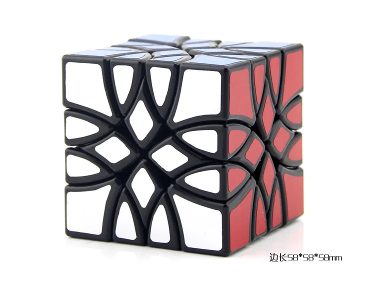Голубая мозаика Кубик Рубика черно-белый с узором гладкая игрушка специальная форма интеллект Кубик Рубика забавное снижение давления