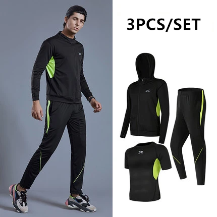 Quick Dry Running Set Men 6PCS/SET Sports Tights Wear Compression Tracksuits Gym Fitness Sportswear Basketball Jogging Underwear - Цвет: 10