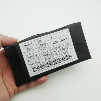 

50pcs/bag 125um hybrid OCA film glue For iphone X XR XS Max XSMAX lcd screen Optical Clear Adhesive