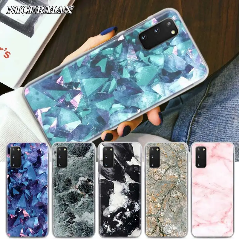 Чехол для телефона Samsung Galaxy S10 S20 Ultra S7 S8 S9 Plus S10e Z Flip Note 8 9 10 жесткий чехол Phone Case for Hard