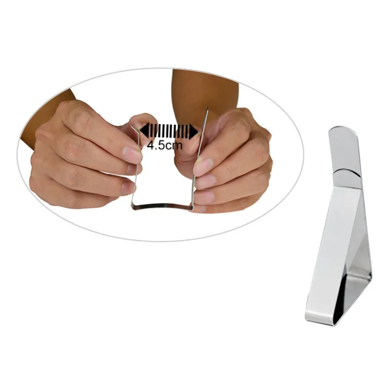 12 Pcs/SetClip Tablecloth Stainless Steel Adjustable Table Cover Home Wedding Party Picnic Holder Clamp Tools Table Cloth Clip