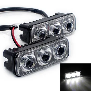 

QIPO 2PCS Auto Car Daytime Running Lights Switchback LED Knight Rider Light Range for Car Headlight DRL Signal Lights