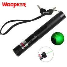 Мощная зеленая лазерная указка 5 мВт 532 нм лазерный прицел лазеры 303 ручка Регулируемая горящая спичка перезаряжаемая