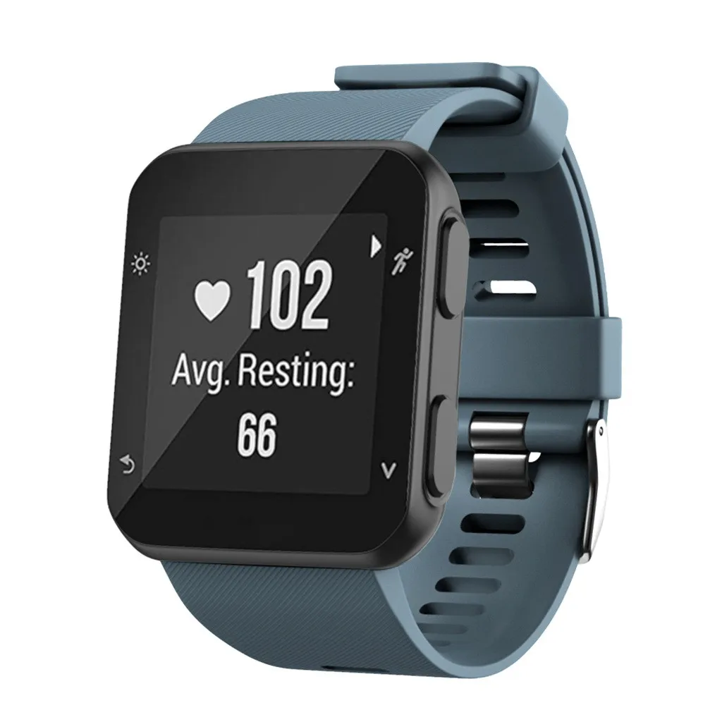 25# спортивный силиконовый сменный Браслет с ремешком для Garmin Forerunner 35 F35 спортивный силиконовый замена для Garmin