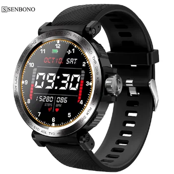 

SENBONO S18 Smart Watch Full Touch IP68 waterproof Heart Rate Wristband Clock Men women Sports Smartwatch for IOS Android phone