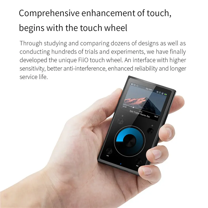 JadeAudio(подбренд FiiO) J1 двойной режим Bluetooth 4,0 портативный музыкальный плеер с высоким разрешением без потерь