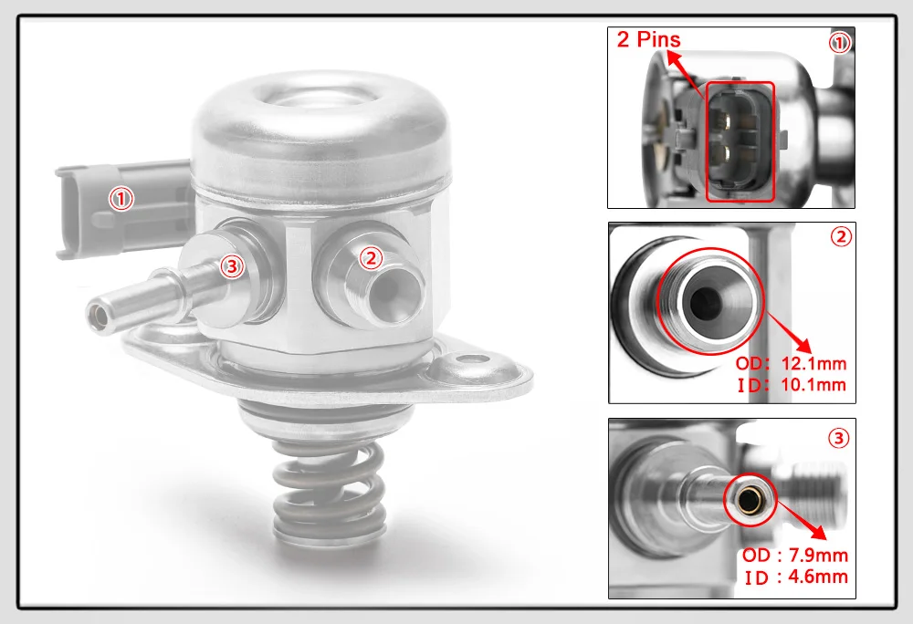 WLR-Топливный насос высокого давления для 09-14 hyundai Sonata& 09-15 Kia Sorento UDW 353202G720 353202G730 353202G740 FPB117