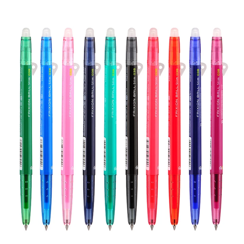 20PCS Japan Pilot LFBS-18UF FriXion Ball Slim Gel Pen 0.38mm 20 Color Bundle Ink Erasable Writing Supplies Office Accessories