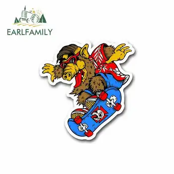 

EARLFAMILY 13cm x 12.4cm For Alf Vinyl Decal Sticker Car Truck Creative Stickers Car Graphic Decal Repair Sticker Pull Flower