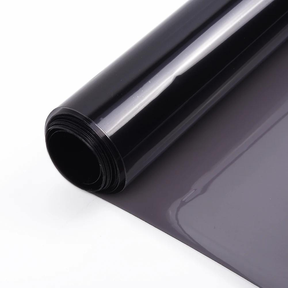 Dark Smoke Protect PVC Film Tint Headlight Taillight Fog Wrap Roll 12/" X 24/"