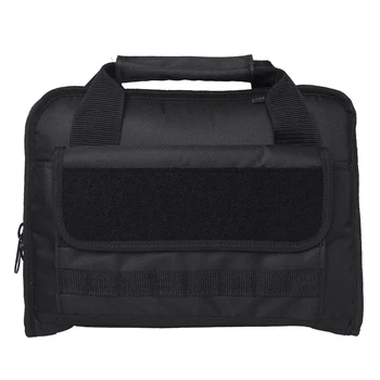 

Tactical Deluxe Pistol Case Double Handgun Range Bags Hunting Military Hand gun Holster Pouch Pistols Magazine Carry Case
