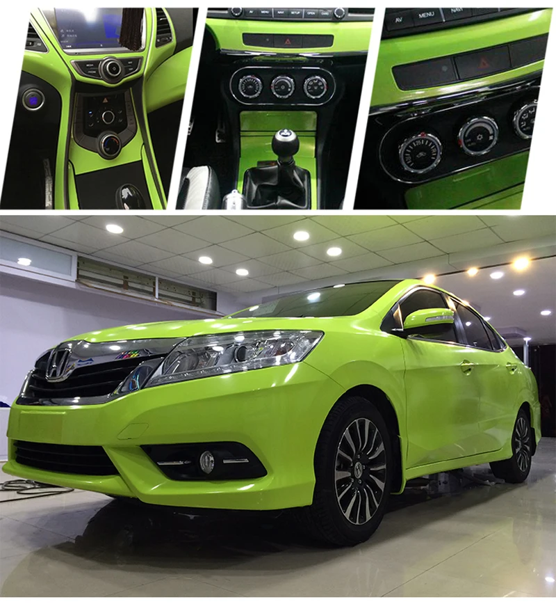 Green Gloss Vinyl Wrap Sticker-3