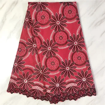 

High Quality Cotton Lace Fabric 2019 Latest Design Swiss Voile With Stone Swiss Voile Lace In Switzerland For Dress FPL96