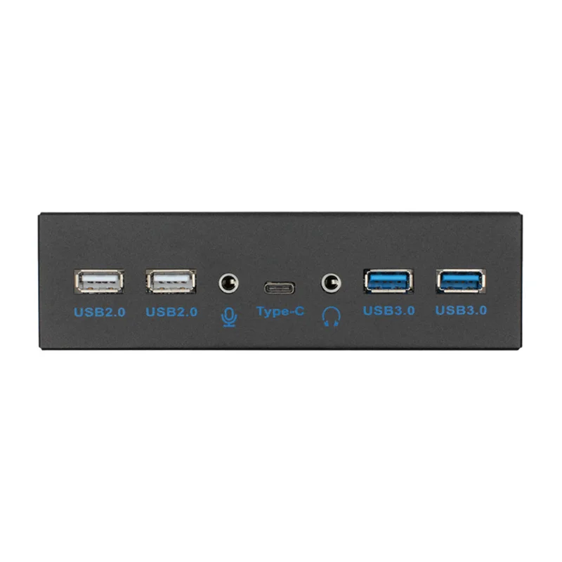 Frontal de Áudio 3.1 tipo c 3.0 a 2.5 Painel 2.0 Multiport Usb-c Splitter w – Interno Sata Adaptador 3 Usb 5.25 Hub Usb3.0