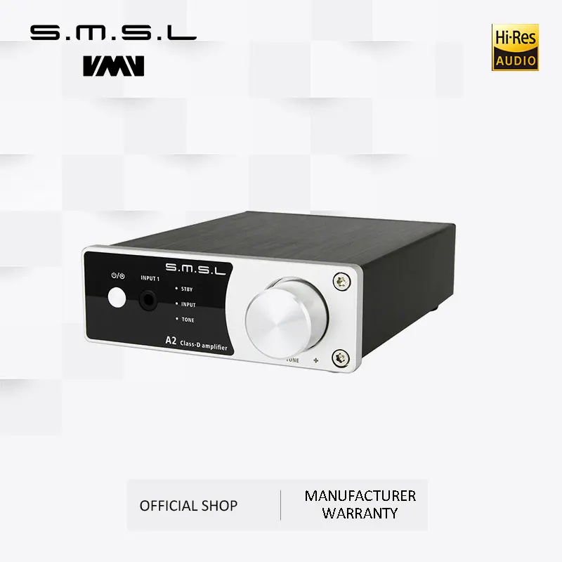 Новый усилитель для домашнего кинотеатра SMSL A2 аудио 2 RCA входа s и 3 5 мм разъем