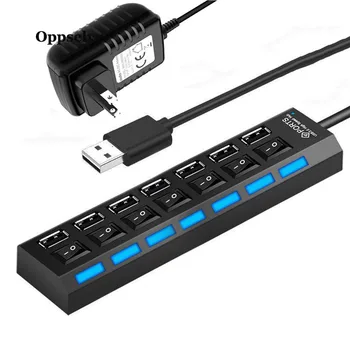

USB 3.0 HUB 2.0 HUB Multi USB Splitter 4/7 Port Expander Multiple USB 3 Hab Power Adapter USB3.0 Hub with Switch For PC Laptop